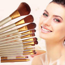 Pro 12pcs Makeup Brushes Powder Foundation Eyeshadow Eyeliner Lip Brush Set Tool