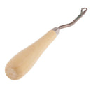 Wood Bent Latch Hook Crochet Needles For DreadLock Hair Extension DIY Craft