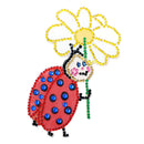 DIY Ladybug Diamond Painting Luminous Switch Stickers Bedroom Wall Decals