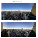 2 In 1 Phone Wide Angle Macro Close-up Lens Clip on Cellphone 37mm Universal