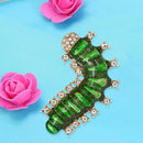 Fashion Insect Rhinestone Brooch Badge Jacket Jewelry Bag Accessories (B) A