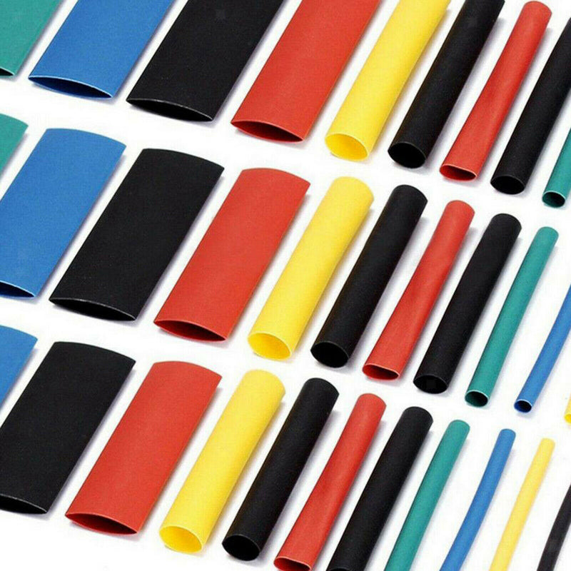 530 PCS 2:1 Heat Shrink Tube Combo Assorted Sleeving Wrap Cable Wire Kit diy