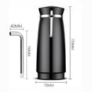 Bottle Water Pump Dispenser Automatic Drinking Black ABS Shell Stainless S SUK
