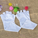 Anti UV Gloves UV Shield Glove Fingerless Manicure Nail Art Tools LED UV La