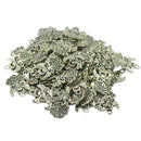 50pcs Alloy Filigree Hollow out Angel Charms Pendant Jewelry DIY Crafts Bulk
