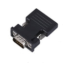 HDMI Female to VGA Male Converter with Audio Adapter Support 1080P Signal