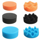 19Pcs/Set 3 inch 80mm Sponge Buff Buffing Polishing Pad Kit For Car Polisher