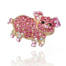 Women's Fashion Natural Animal lovely Alloy Rhinestone Brooch Pins For Wome B9S9