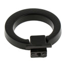 European Aluminum Alloy Matte Black Cabinet Handle Door Knocker Drop Rings
