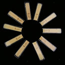Durable 10Pcs Alto Saxophone Sax Reeds Length 7cm for Saxophonist Performance