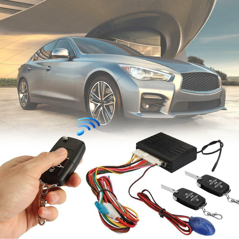 Universal Car Auto Keyless Entry System Door Lock Button with Remote Control