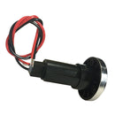 Black Boat Stern Navigation Light Plug-in Base 2-Prong Pole Light Mounting Base