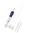 3 Needles 2 Threaders Craft Tool Punch Needle Set Embroidery Stitching ToolS Hn