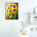 5D DIY Full Drill Diamond Painting Sunflowers Cross Stitch Embroidery Kits