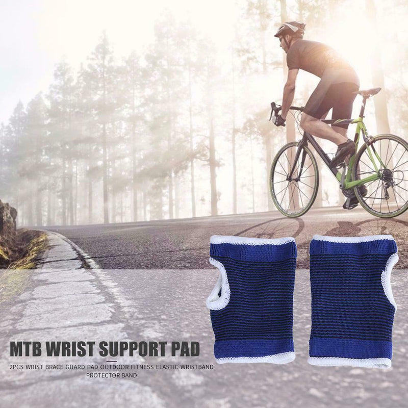 1 Pair Wrist Support Brace Guard Pad Outdoor Cycling Fitness Wristband