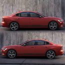 2x Racing Stripe Car Side Skirt Stickers Vinyl Decals Auto Styling Accessories