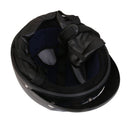 Motorcycle Motorbike Open Face Helmet Visor with Goggles - Blue