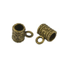 50pc Pendant Bail Connector Pendant Jewelry Making Findings DIY Bronze