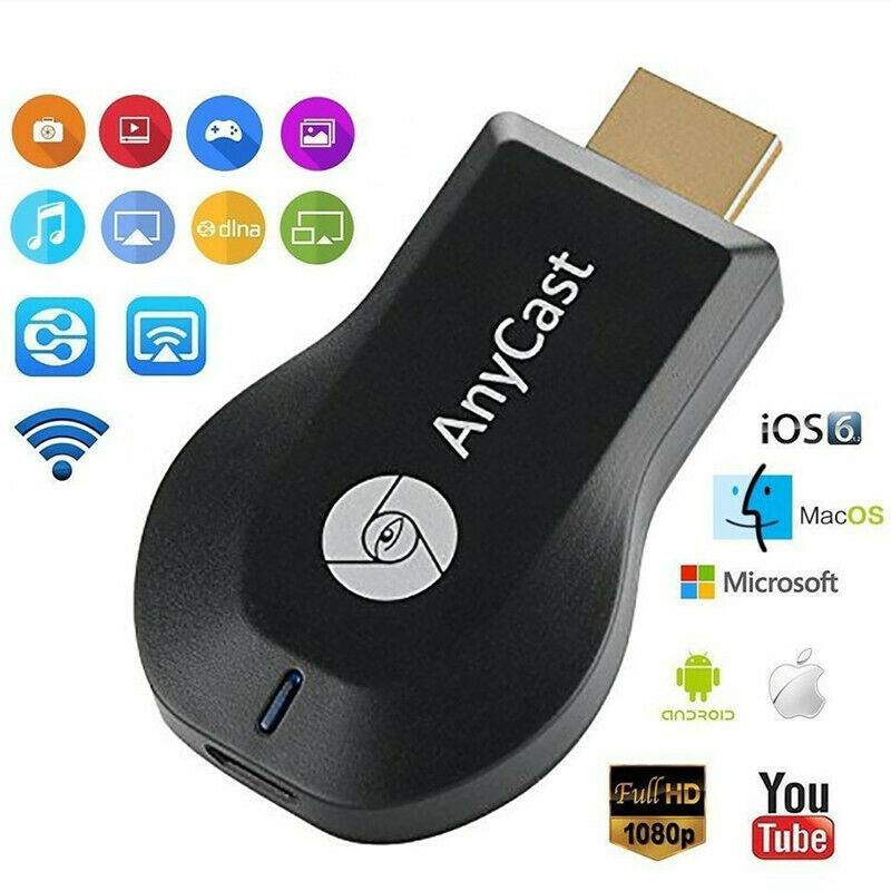 Anycast WiFi DLNA Airplay Miracast Online Streaming Device for TV 1080p Receiver