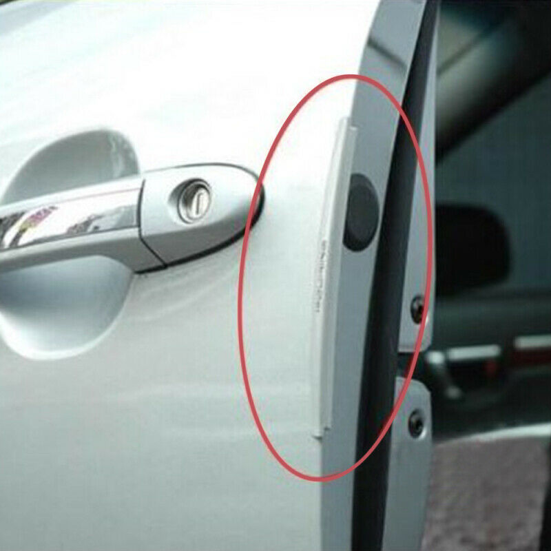 8PCS Car Door Edge Guard Strip Scratch Protector Transparent Anti-collisio ELX