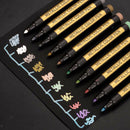 10pcs Metallic Marker Pens for Craft Art Marker for Wedding Guest Book, Photo
