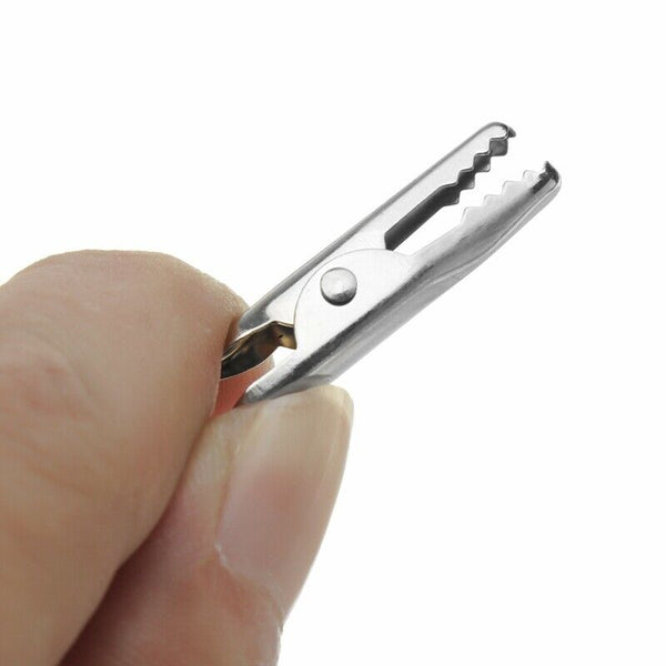 10Pcs Airbrush Spray Paint Clamping Parts Holder Color Clip And 1Pcs Stand  L6C2