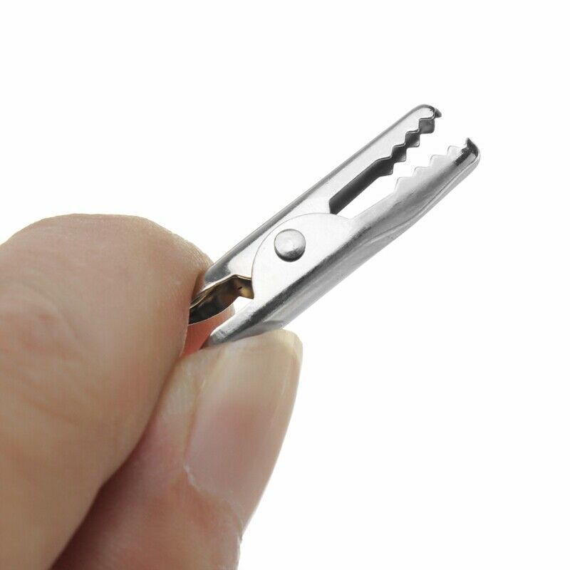 10Pcs Airbrush Spray Paint Clamping Parts Holder Color Clip And 1Pcs Stand  L6C2