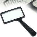 5X Glass Lens Magnifying Glass Reading Pocket Jewelry Identify Rectangular Shape