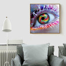 5D DIY Full Drill Diamond Painting Glitter Eye Cross Stitch Embroidery Kits