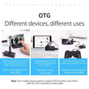 Orico W5P-U2 Abs 4 Ports Usb 2.0 Micro-Usb And Type-A Input Desktop Hub Otg