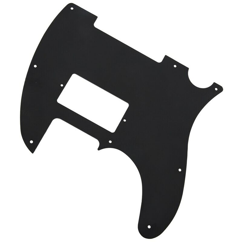 Black 3 PLY Electric Guitar Humbucker Pickup Cut Pickguards For Tele Style
