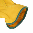 Leather Working Gloves Men's Work Cowhide Gloves Gardening Digging Planting