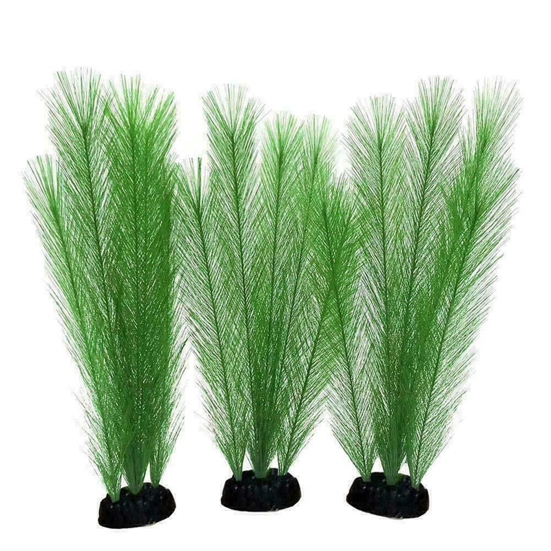 40cm Tall Aquariumcor Ornament Plastic Plant Green Fish Tank-Decor PIL. H1V B2M3