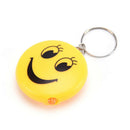 Cartoon Emoji Design Led Keys chain With Sound Flashlight Kid Pig Key Ring LJ
