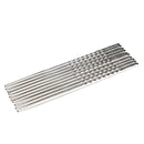 5 Pairs Stainless Steel Chopsticks Anti-skip Thread Style Durable