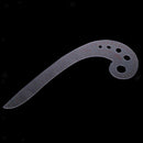 Clear Plastic French Curve Ruler Hip Comma Straight Ruler DIY Sewing Tool