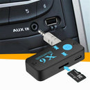 Mini Wireless Bluetooth HIFI Car Kit Hands free 3.5mm Jack AUX Audio Receiver