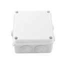 1PC Plastic Waterproof Electrical Junction Box 100*100*70mm IP65 With 7 Holes M&
