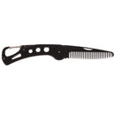 Mens womens beauty handmade folding pocket clip hair moustache beard comb OZ