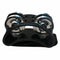 Percussion Foot Tambourine with Metal Jingles, Black