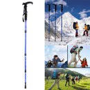 Hiking Walking Trekking Trail Poles Ultralight 4-section Adjustable Canes