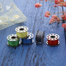 20pcs Cotton Colorful Sewing Thread+20 Grid Stainless Steel Machine Bobbins