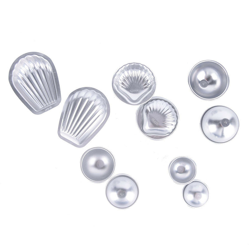 5set Aluminum Metal Bath Bomb Mold Mould For Own Fizzles Homemade Crafting  3C