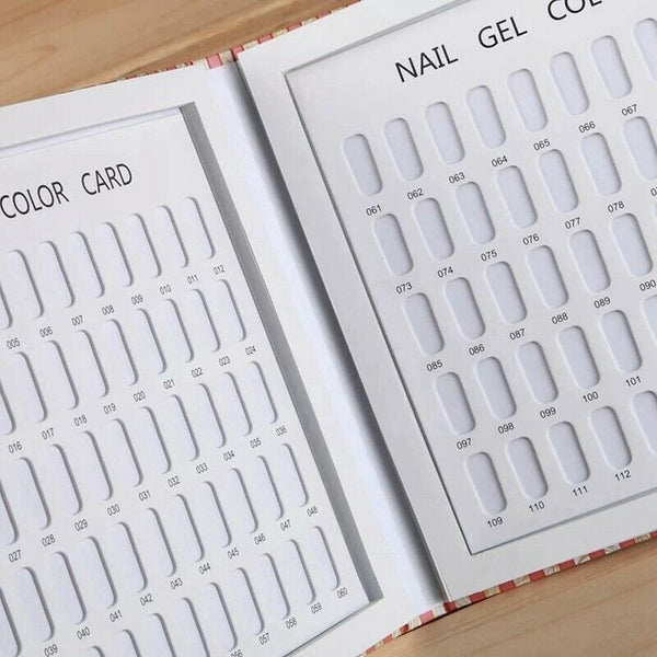 120 Colors Manicure Tool New False Nail Color Book Color Display Nail Art G J8M3