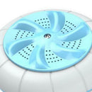 Ultrasonic Turbine Washing Machine Mini Tub Laundry Washer for Dorms Cyan