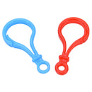 Plastic Key Chains Key Ring Multi-Color With Loop 50mm*25mm Color Random JR JCSE
