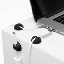 Cable Clips Self-Adhesive Desk Cord Management Organizer Wire USB Holder 20Pcs
