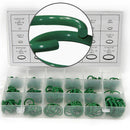 270pcs/Set 18 Sizes Car Kit Air Conditioning A/C Repair HNBR O-Ring Seal Green