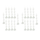 20PIECE Acrylic Crystal Beaded Diamond Beads Wedding Party Christmas Tree Decor