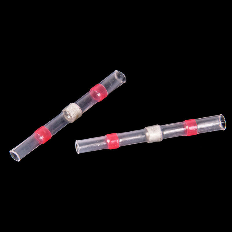 50x Waterproof solder sleeve heat shrink tube wire terminal connector 4 sizeS Gw